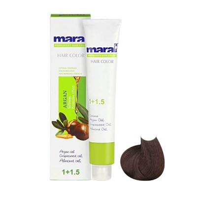 رنگ مو مارال سری طبیعی شماره 4.0 حجم 100 میلی لیتر رنگ قهوه ای متوسط