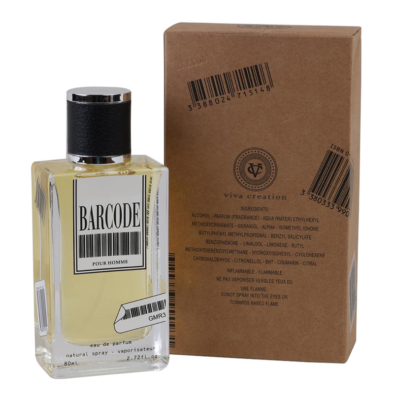 ادو پرفیوم مردانه ویوا کریشن مدل barcode  حجم 80 میلی لیتر