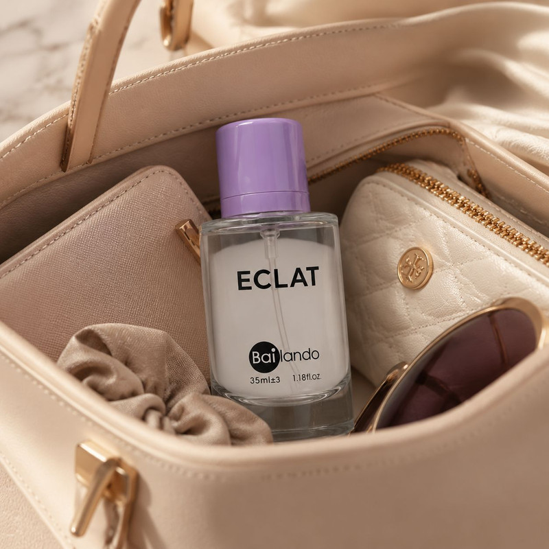 عطر جیبی زنانه بایلندو مدل Eclat NB با رایحه شیرین و گلی حجم 35 میلی‌لیتر