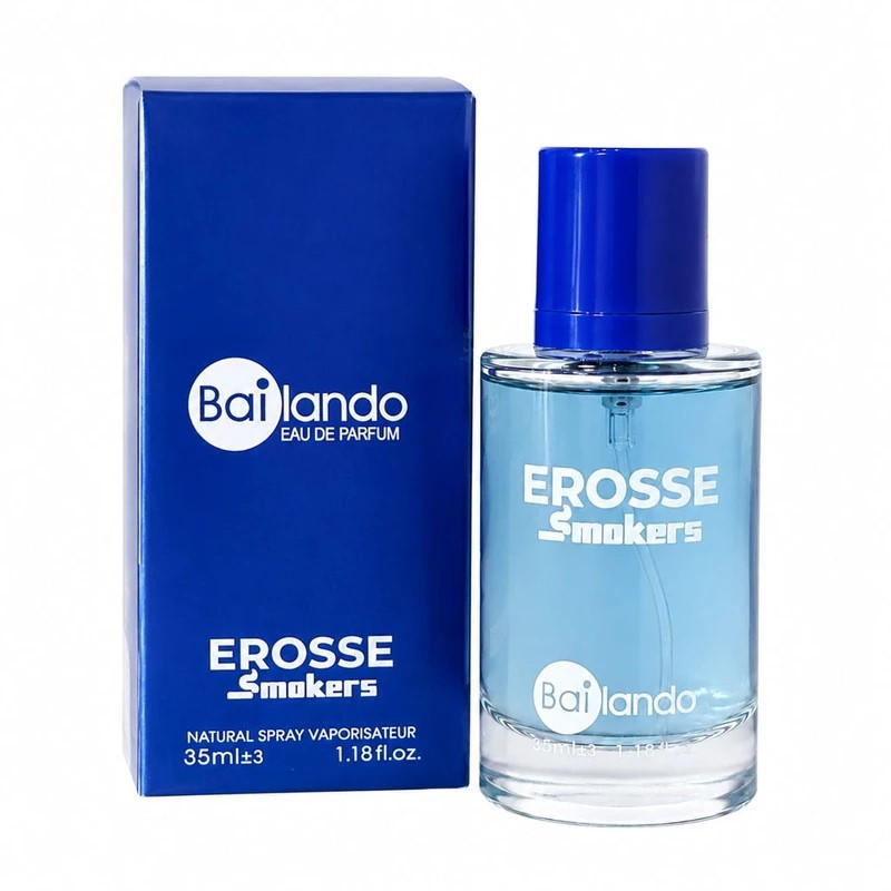 عطر جیبی زنانه بایلندو مدل اسموکرز55 با رایحه گرم و شیرین حجم 35 میلی لیتر به همراه عطر جیبی مردانه بایلندو مدل اروس اسموکرز با رایحه شیرین و ملایم حجم 35 میلی لیتر