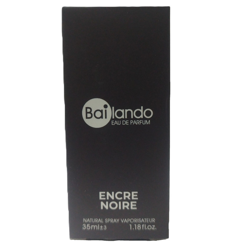 عطر جیبی مردانه بایلندو مدل ENCRE NOIRE با رایحه تلخ حجم 35 میلی‌لیتر
