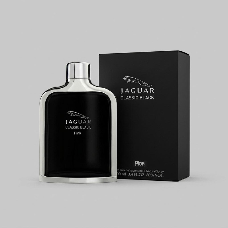 ادو تویلت مردانه مدل Jaguar Classic Black اصلی با رایحه خنک حجم 100 میلی لیتر