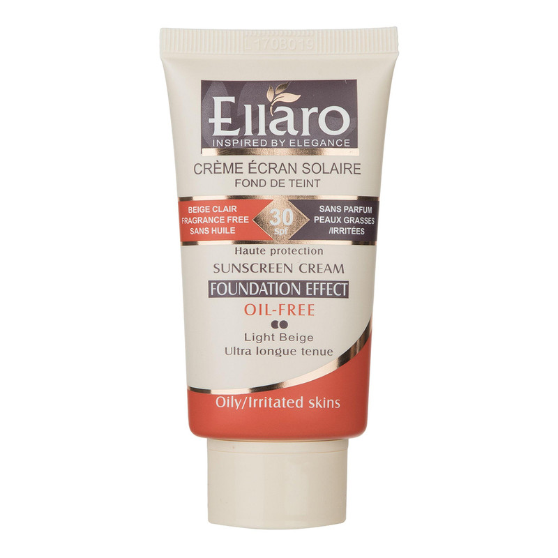 کرم ضد آفتاب رنگی الارو مدل Light Beige SPF30 تحت لیسانس حجم 40 میلی لیتر